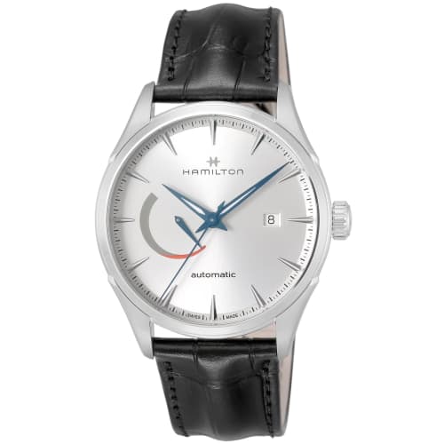 Hamilton Jazzmaster Power Reserve Auto Watch, Silver Dial, Stainless Steel, Sapphire Crystal, Automatic, 5 ATM Water Resistance, 42mm, Swiss Made, H32