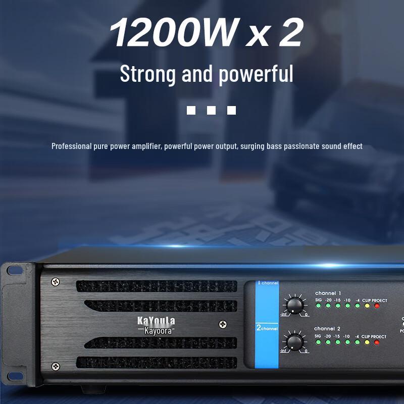 KaYouLa K-1000 Professional Two-Channel Power Amplifier (CN version)