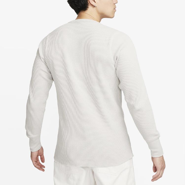 Nike Jednobarevné triko s krátkým rukávem a dlouhým rukávem Pánské topy Lehké železo DX0895-012