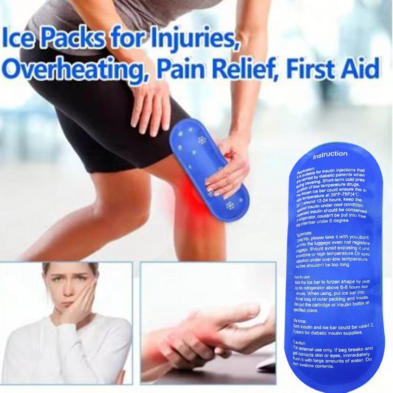 Ice Packs for Food Refreezable Instant Cold Packs for Cooler Portable Versatile Cooling Bags for Home Company Travel School
