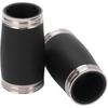 2PCS Two Section Clarinet, Clarinet Tuning Tube Tuning Tube Bb Treble Pitch Pipe Clarinet Barrel Replacement Accessories 58MM