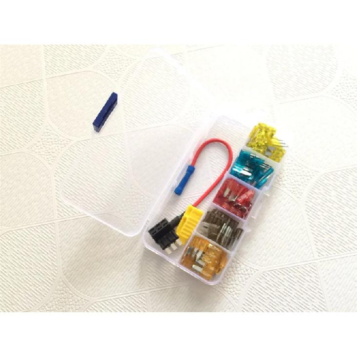 50Pcs/Set Fuse 3 Pins Automotive Car Fuse for Ford Focus Mondeo Dodge 5A 7.5A 10A 15A 20A