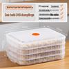 Dumpling & Wonton Freezer Storage Box for Fresh-Keeping and Quick-Freezing Noodles