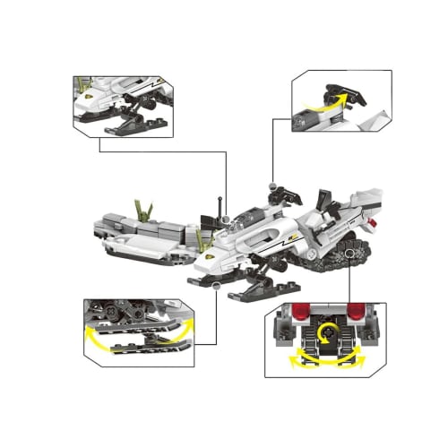 AFM Military Snowmobile 290Blocks