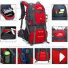 50L Lightweight Hiking Backpack, Water-Resistant, Breathable Back Support, 45+5L Capacity for Travel & Trekking – Compatible with All Outdoor
