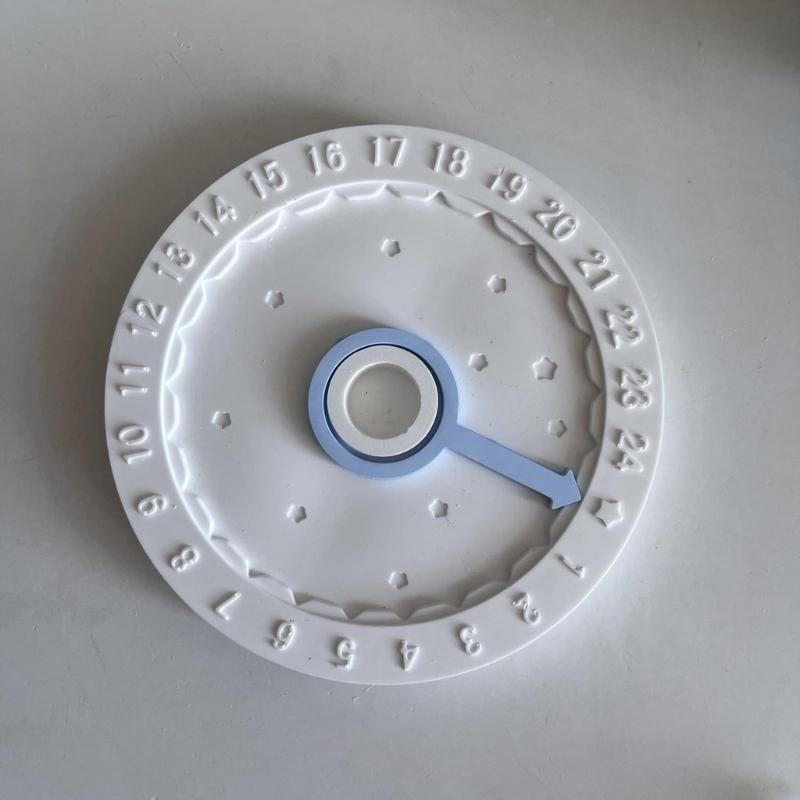 Flexible Sturdy Silicone Molds Fashion Accessory for Making Unique Clock Shaped Candle and Home Decorations