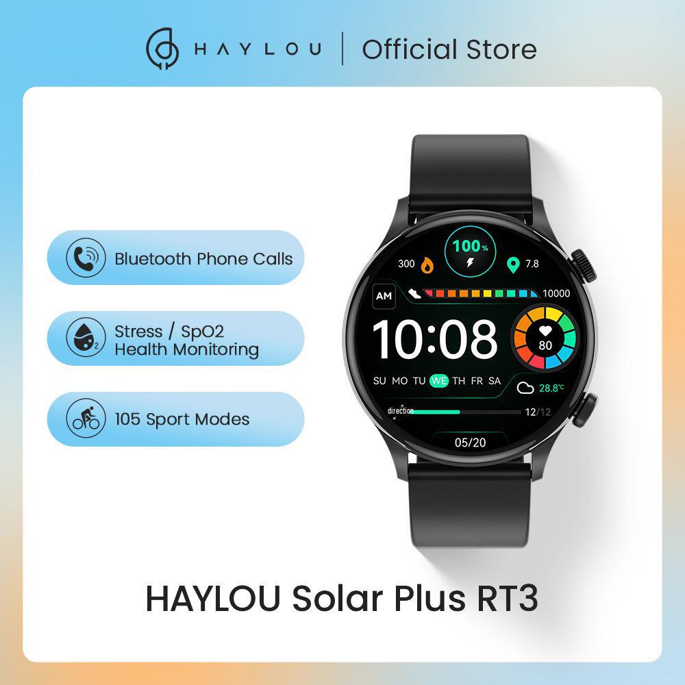 

Умные часы Haylou RT3 с Bluetooth-звонками и шагомером