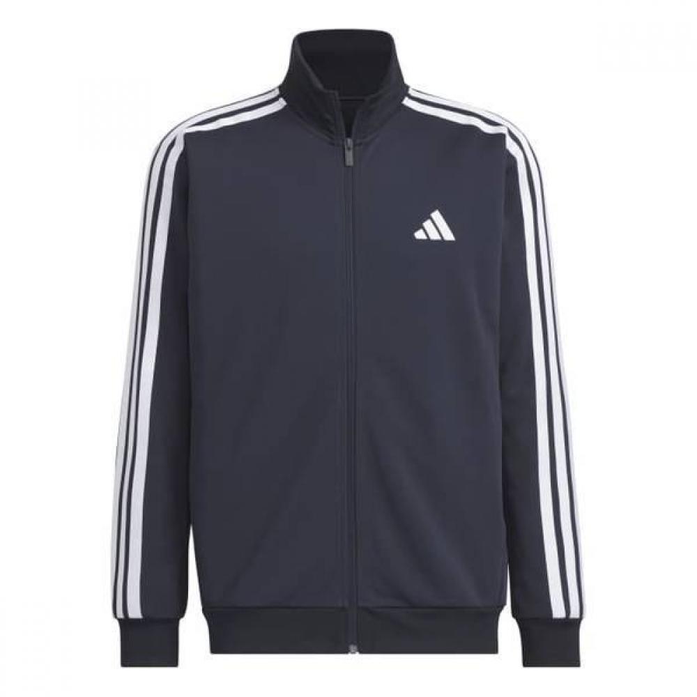Adidas 3 Stripe Regular Fit Double Knit Track Jacket
