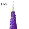 Jewelry Accessories 1 Pair Sequin Hook Earrings Geometric Design Long Women Night Club Party Gown Drop Detail-oriented