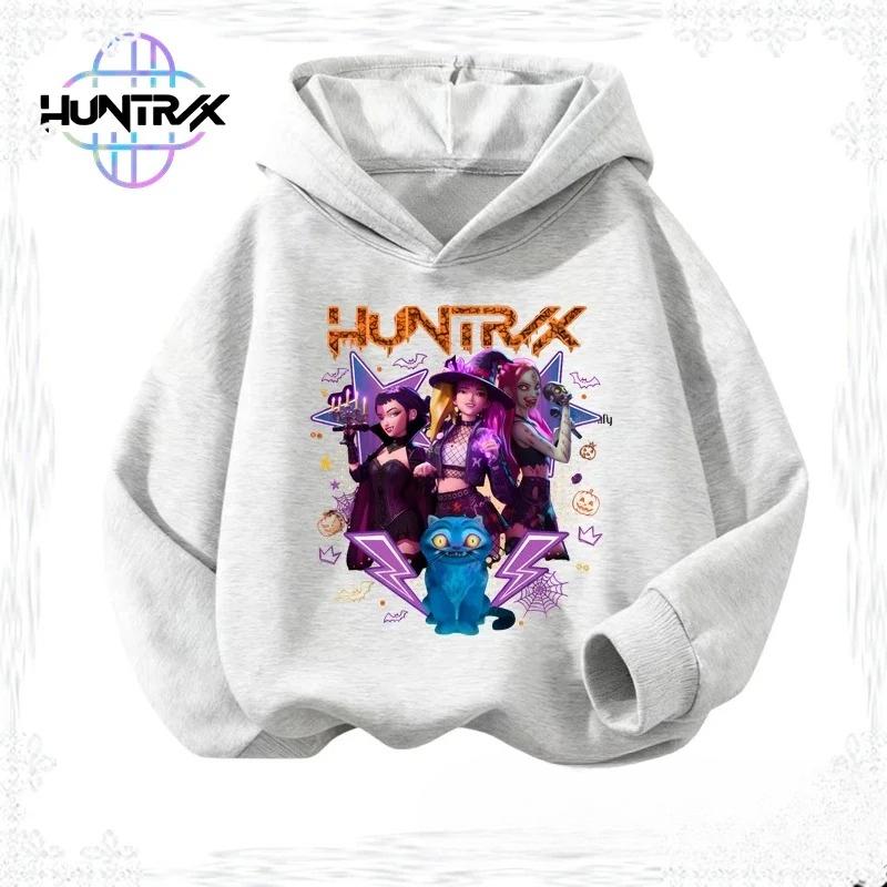 Bluzy Bluzy Dziewczęce Dziecięce Dziewczęce Kreskówkowe z Nadrukiem Bluza z Kapturem Moda Casualowa Bluza z Kapturem