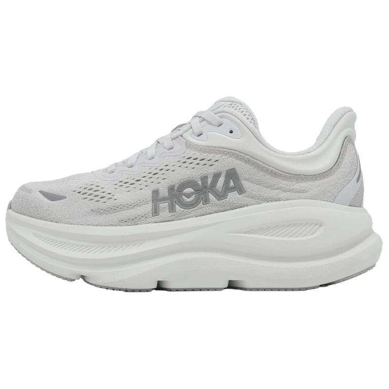

HOKA ONE ONE Bondi 9 Cushioning, Breathable, Supportive Casual Running Shoes Women s Gray Sneakers 1162014-SDSTS 39 сірий колір