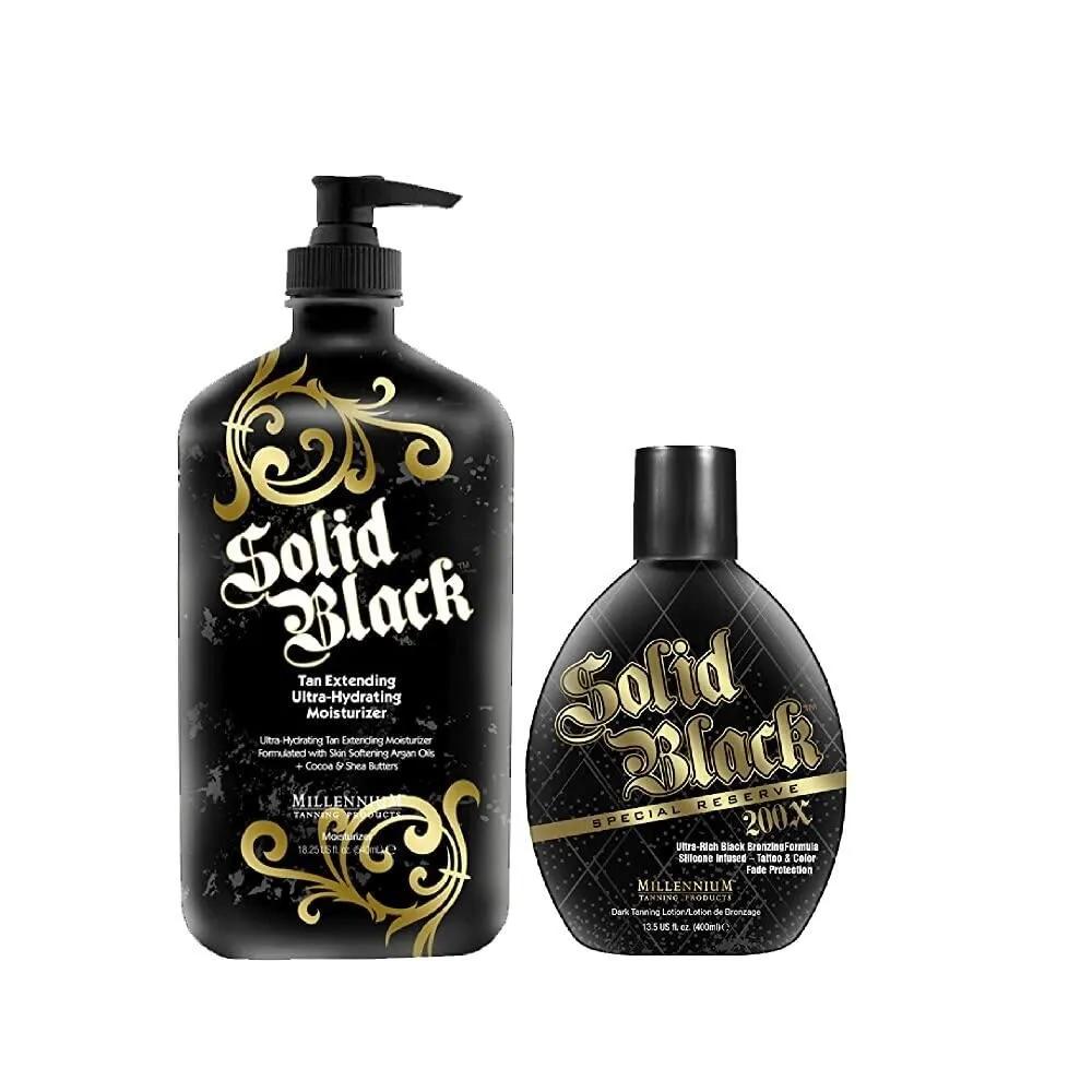 

Millennium Tanning Solid Black 200X Lotion & Tan Extender 400ml (13.5 oz) 540ml (18.25 oz)