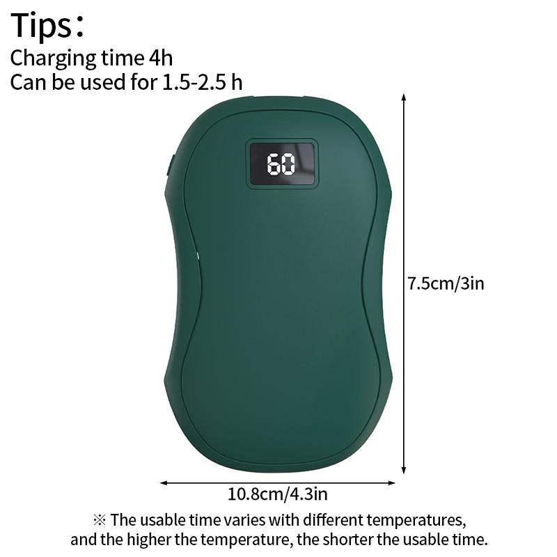 

2 в 1 USB перезаряжаемая грелка для рук мини зарядка грелка для рук карманный обогреватель портативный внешний аккумулятор зимние согревающие принадлежности рождественский подарок