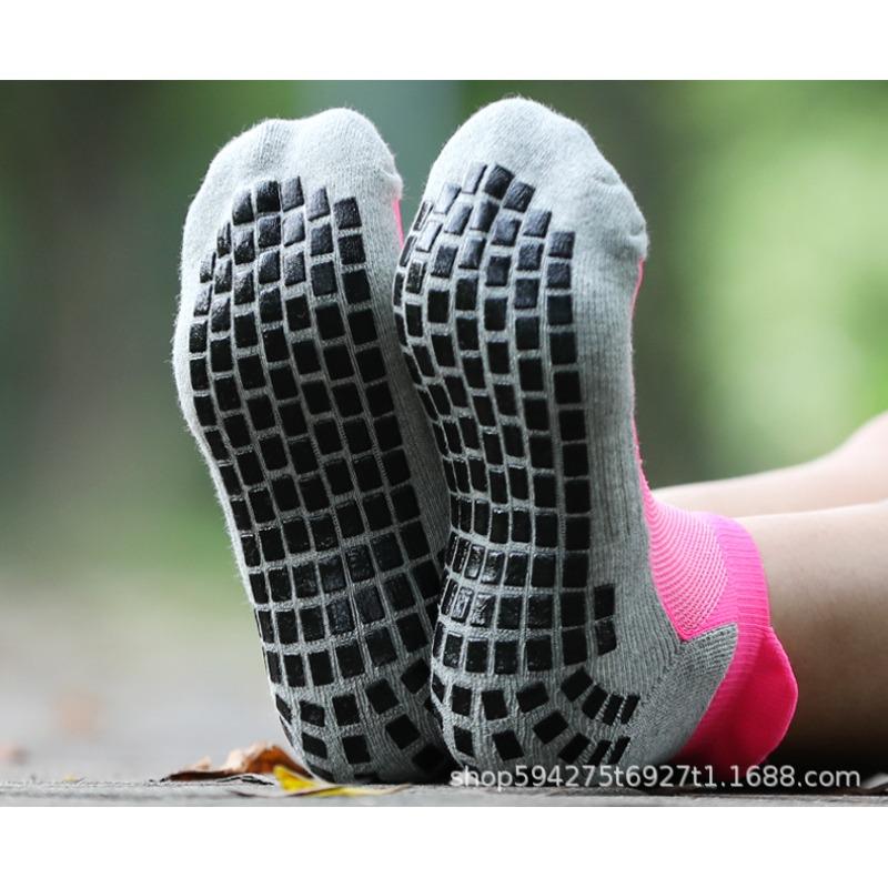 Verdickter Frottee-Boden Fußballsocken Rutschfest Kurze Socken Knöchelsocken Schweißabsorbierend Und Verschleißfest Trainingssocken