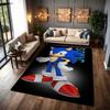 Sonic Hedgehog Carpet Bath Mat Fluffy Rug Soft Foot Mat Under Desk Mat Living Room Rug Pet Friendly