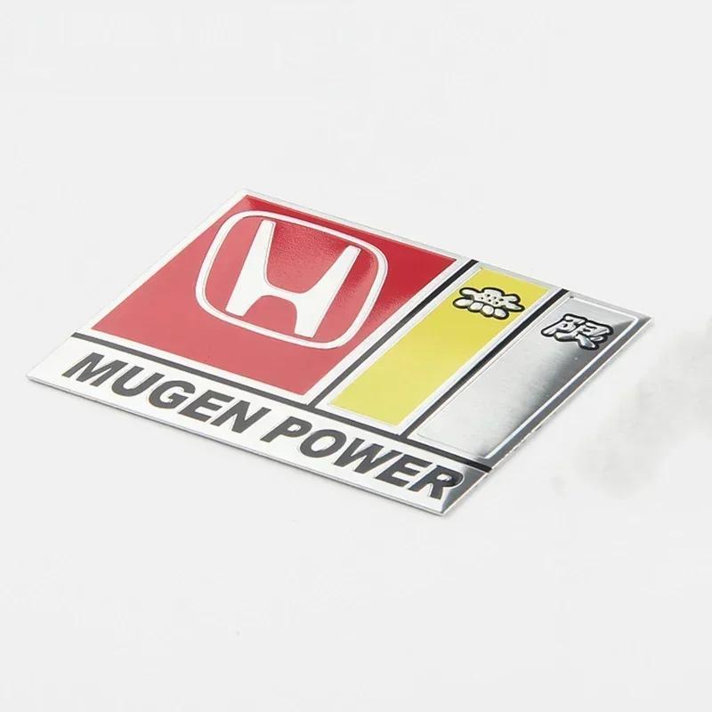 Aluminum Car Body Sticker Trunk Emblem Badge for Honda Accord Civic Crosstour Calya FIT Odyssey Elysion City Jade Jazz Vezel CRV
