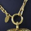CHANEL COCO Mark Necklace Matelasse vintage gold Plated Gold 65.5g Women Used