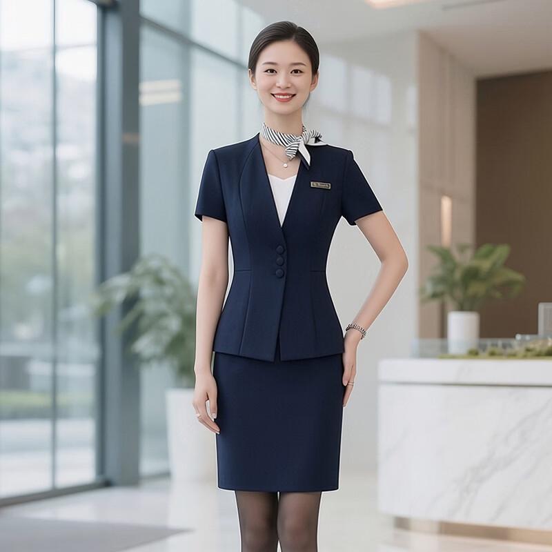 

Women s Summer Professional Suit Set M