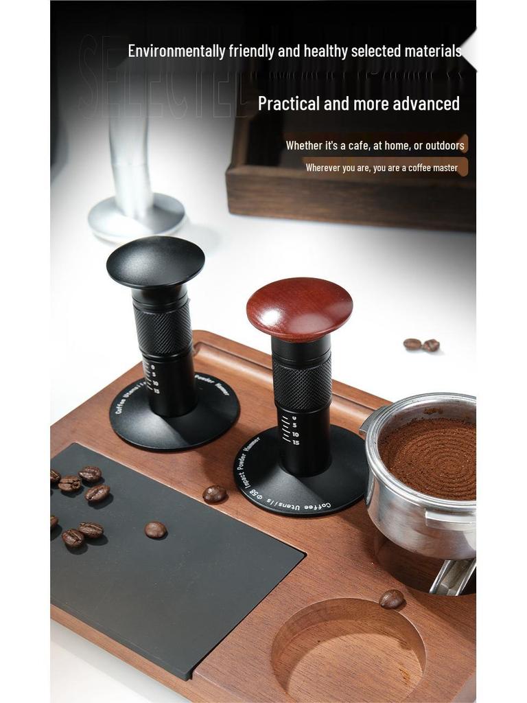 Impact Powder Hammer Coffee Tamper with Balanced Springback - Available In 51/53/58mm
