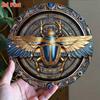 Egyptian Style Tin Metal Wall Art, Handmade Home Decor for Living Room Bedroom Kitchen Bathroom Halloween
