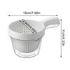 Strainer Bowl Fruit Cleaning Basin Kitchen Colander Strainer Basketswith Handle Double-Layer Washing Vegetable Drain Basket