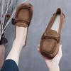 Autumn Women's Soft Sole Genuine Leather Flat Shoes - Comfortable for Pregnant Mothers