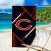 Beach Towel with Chicago Bears Logo Pattern - Soft,absorbent,machine Washable Lightweight&Modern,swimming,Travel Essentials