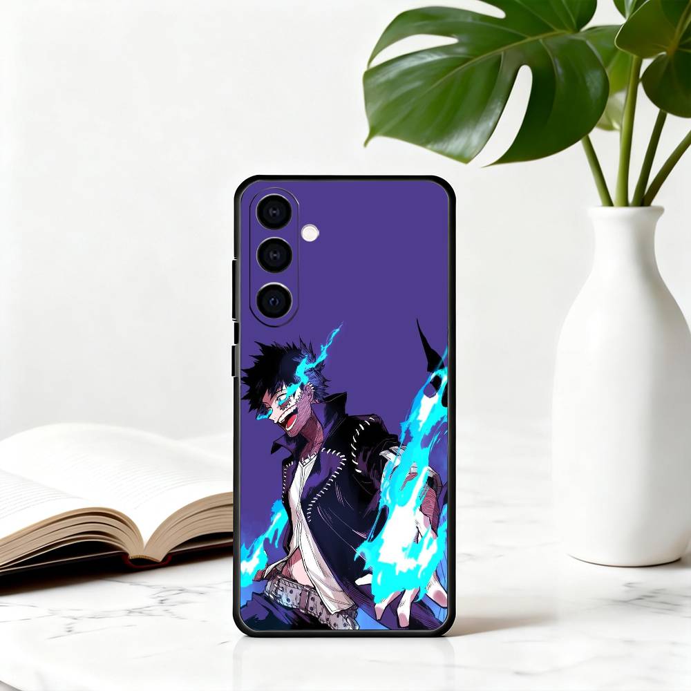 

D-Dabi My H-Hero A-Academia-DMHA Phone Case For Samsung Galaxy A73,A72,A71,A70,A53,A52,A51,Soft Silicone Black Cover Samsung a50 30s 50s