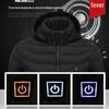 2025 Men's USB Electric Heated Jacket: Winter Warm, Lightweight, Thin Heating, Constant Temperature, Cotton.