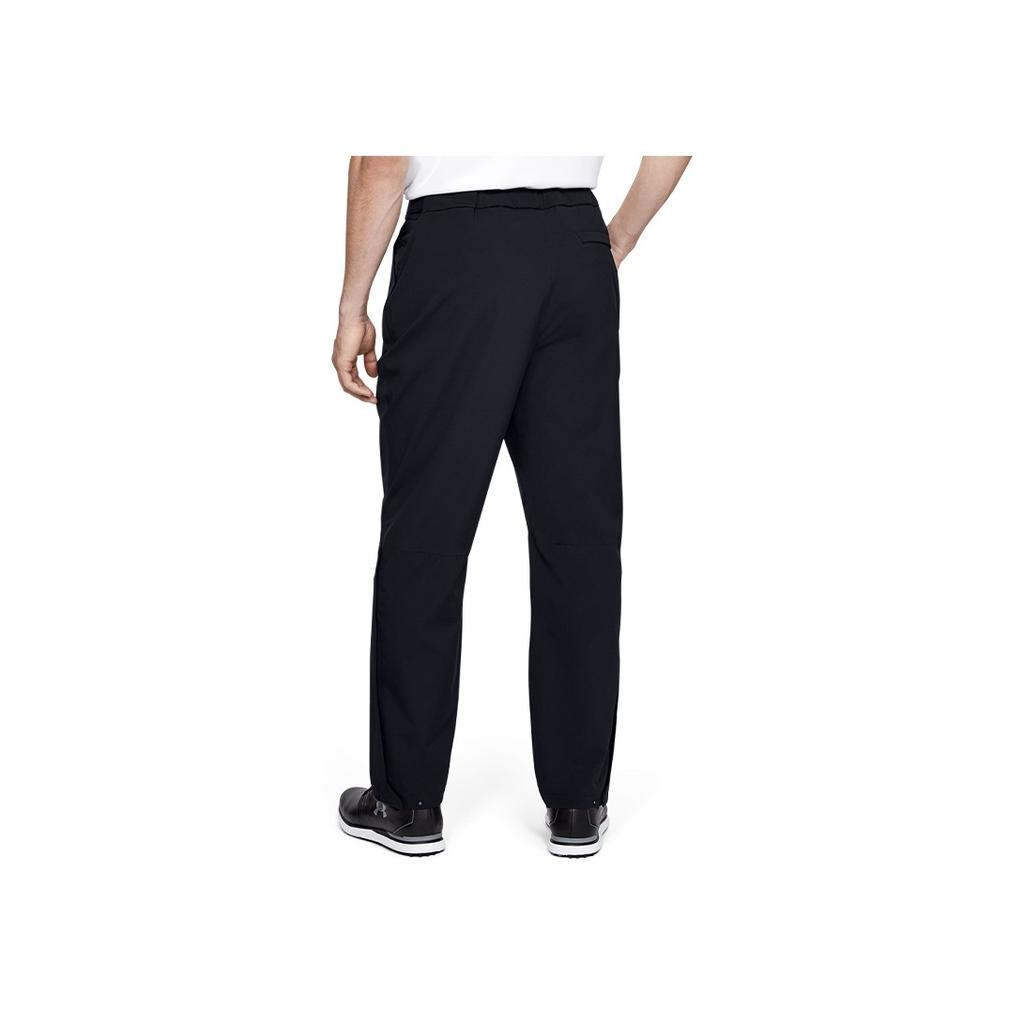Under Armour Golf Rain Long Knit Sports Pants Men Bottoms Black 1342718-001
