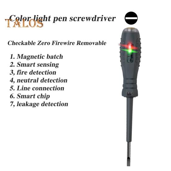 2Pcs High Torque Magnetic Screwdriver Electricity Detector Compact Design Portable Non-Slip Grip Voltage Tester Screwdriver Set