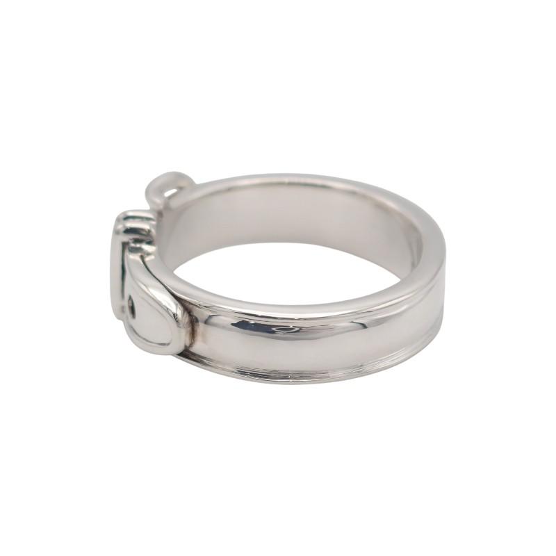 HERMES  #10(JP Size) 50  Ring Silver925 Women
