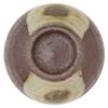Marui Seito Shigaraki Ware Hechimon Sake Cup, Approximately 6cm Diameter, Gray Circle Pattern, Brown, MR-3-4301