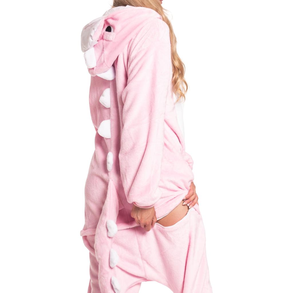 Piżama damska kombinezon kigurumi onesie kostium dinozaur różowy 165-175 l