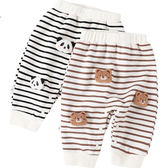 Youqi Baby Pants Spring And Autumn Infant Trendy Outdoor Wear 2025 New Style Baby Class A Big Bottom Pants Early Autum