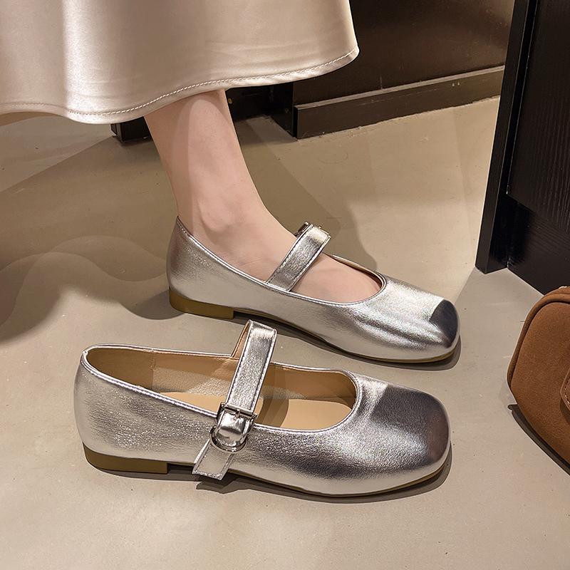 Fashion 2025 New Spring Autumn Women's Flat Shoes Simple Trend Elegant Women's Soft Soled Non-slip Ladies Fashion Causal Ballet Shoes