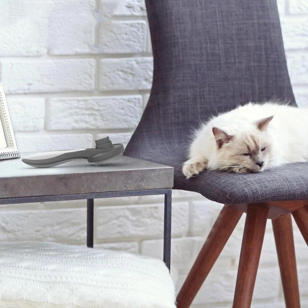 Stainless Steel Cat Hair Cleaner Float Hair Cleaning Pet Grooming Brush Dog Cat Comb  Pet Supplies