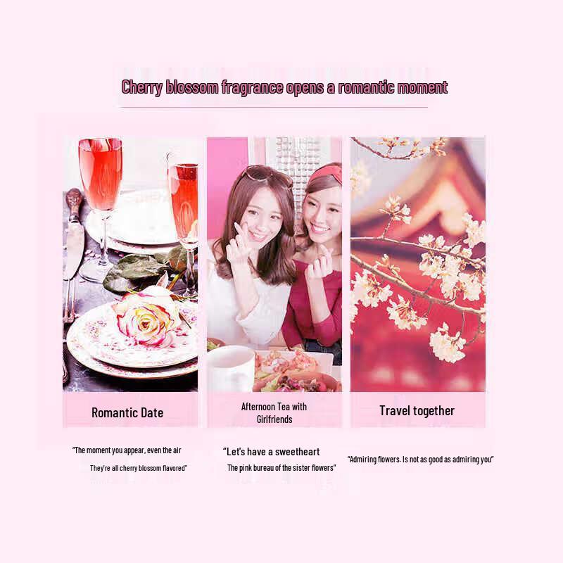 Liùshén Romantic Cherry Blossom Fragrance Shower Gel