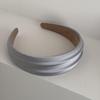 Korean Retro Mori Girl Cream Wide Edge Headband - High Skull Wash Face Accessory for Women