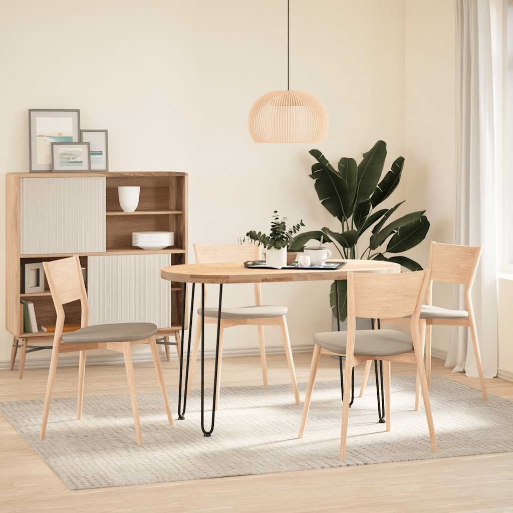 Vidaxl Nogi Do Stołu Hairpin, 4 Szt., Czarne, 72 Cm, Lita Stal