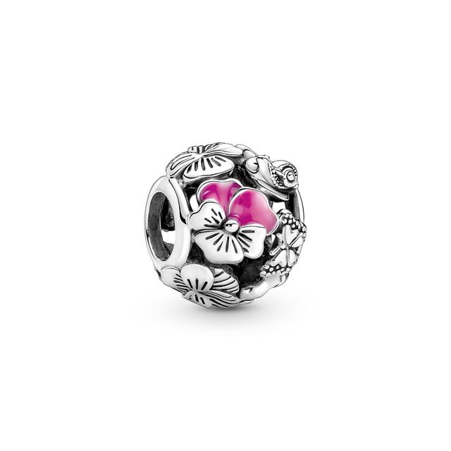 2022 New 925 Sterling Silver Butterfly of Flower Fit Original Charm Bracelet DIY Fashion Silver 925 Jewelry Making