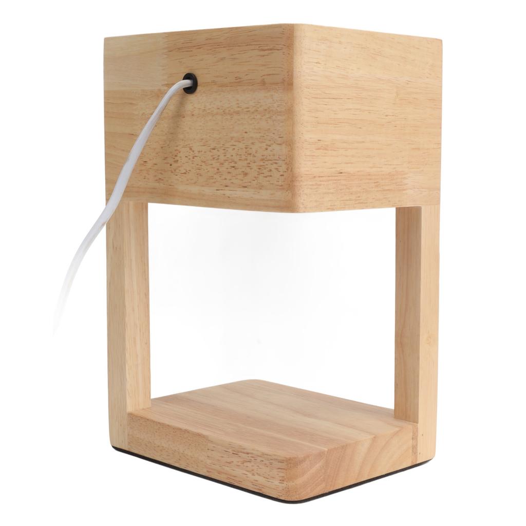 Wooden Candle Lamp Dimmable Candle Warmer Lamp   for Bedroom Bedside