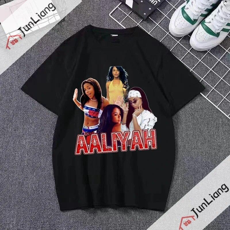 2023 New Princess-Aaliyah Tshirt Unisex Hip Hop Leisure Street Apparel  Unisex Women Fans Gift T-Shirt