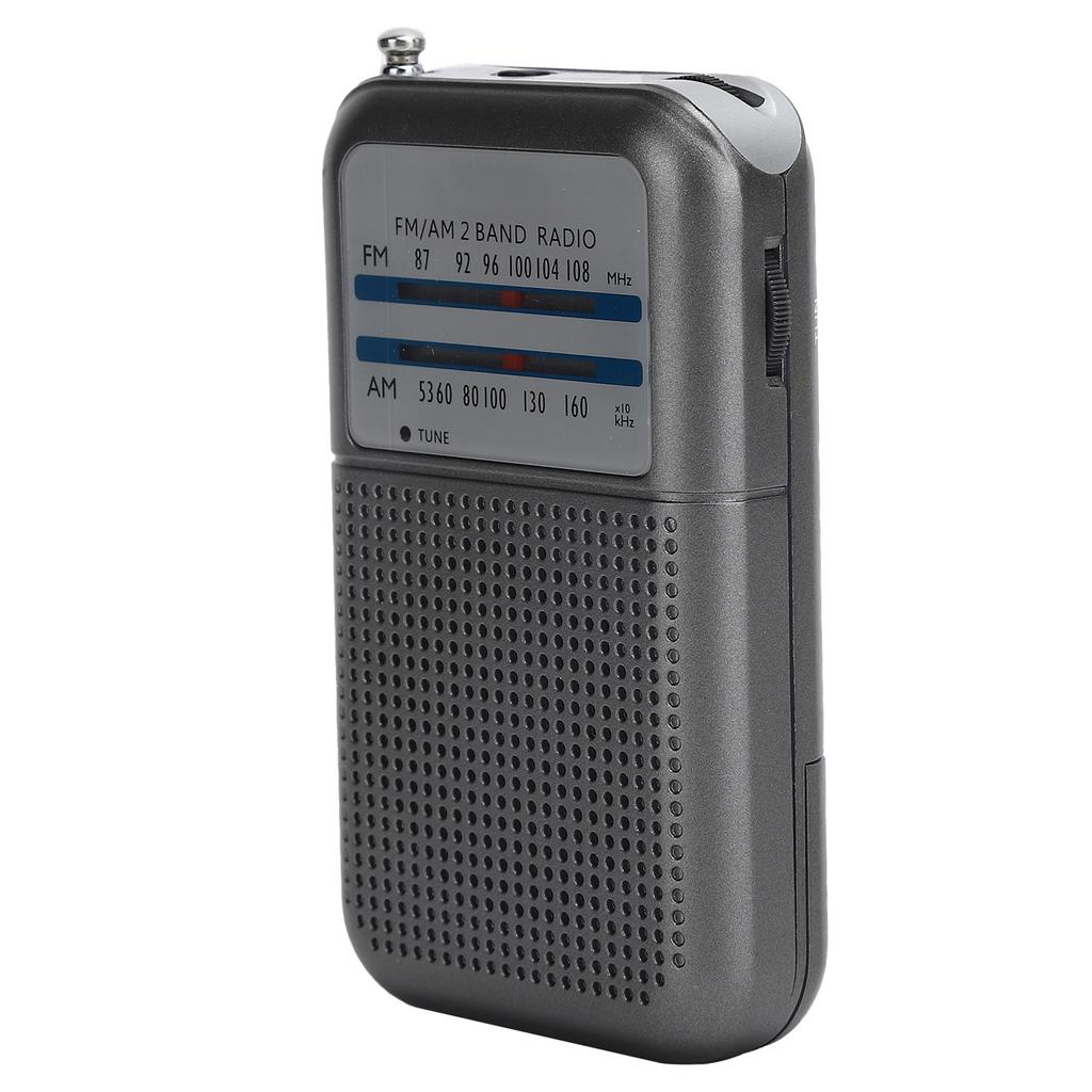 DE-333 Portable Radio AMFM Receiver Pocket Size 2 Band High Sensitivity Radio