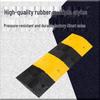 Triangular Rubber Car Slope Pad for Uphill Climbing and Speed Control with Reinforced Steel