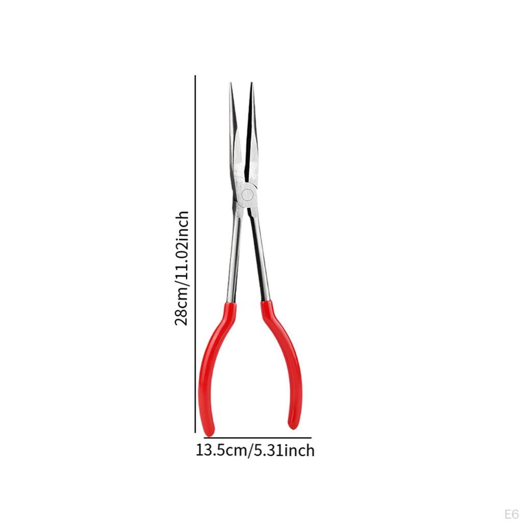 Extended Reach Pliers for Jewelry Crafting with Ergonomic Handles