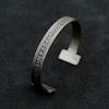 Schwarzes Edelstahl-Wikinger-Runen-Armband für Männer und Frauen, Retro-Wikinger-Lebensbaum-Armband, Biker-Modeschmuck, Amulett-Geschenk
