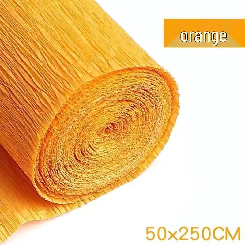 Thickened Colored Crepe Paper for DIY Rose Origami and Kindergarten Crafts
