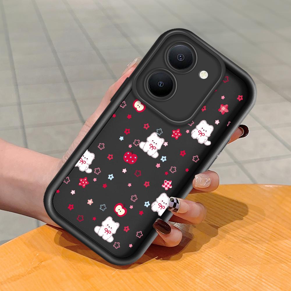 

Мягкий силиконовый квадратный чехол с рисунком лестницы для телефона, полное покрытие, противоударный защитный резиновый чехол для камеры для Vivo Vivo X80 Pro чёрный