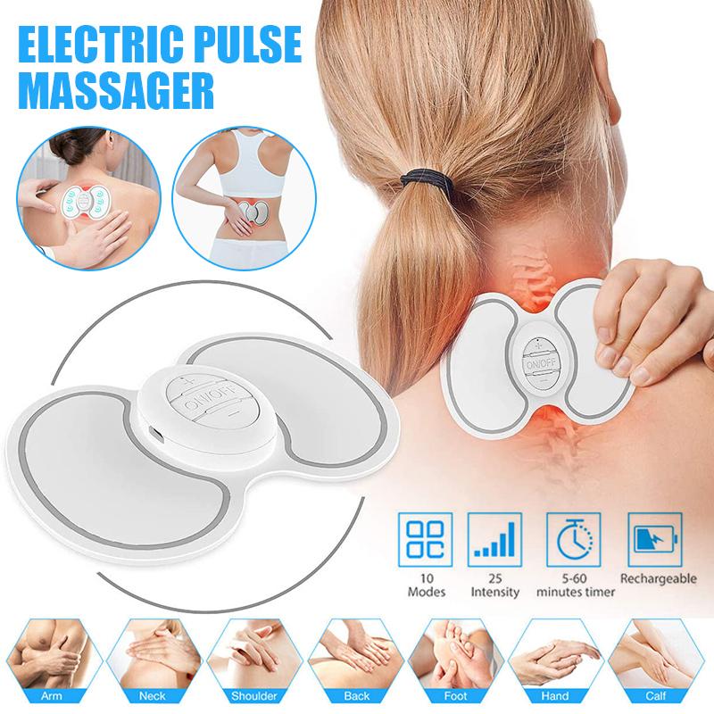 

PDTO Беспроводной TENS Unit Therapy Электрический импульсный массажер Обезболивающие электродные подушечки